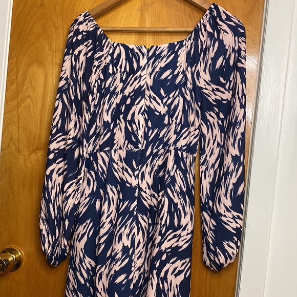 Ali & Jay Blue and Pink Midi Dress - Picture 9 of 10